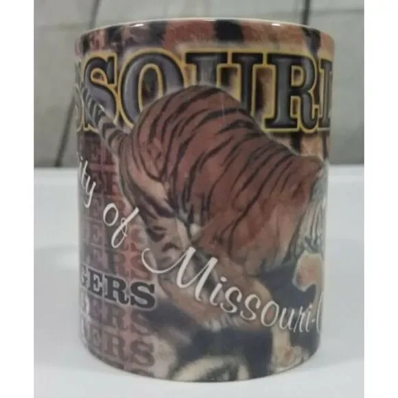 University Of Missouri - Columbia Tigers MU Mug Tiger Tea Coffee Cup 1996 EUC... - Picture 2 of 9